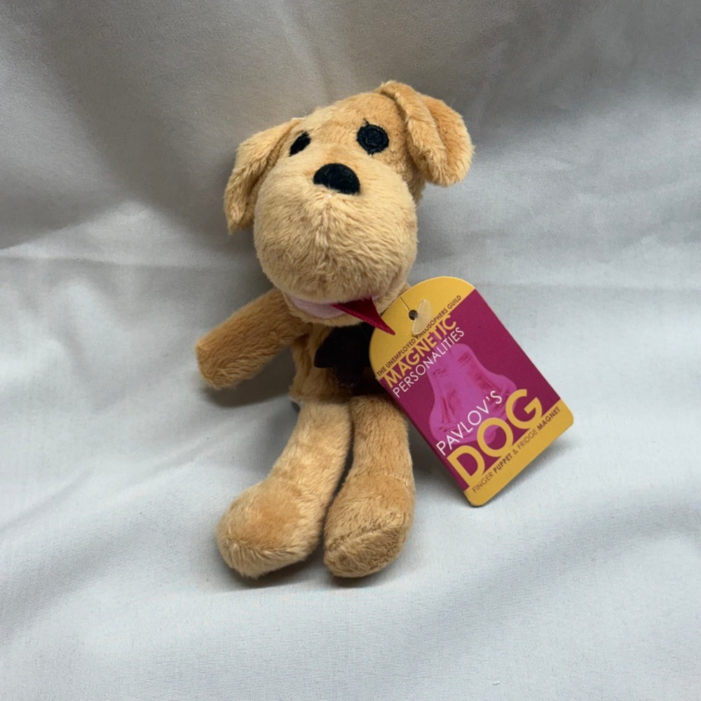 Unemployed Philosophers Guild Pavlov's Dog Puppet Unisex OS Tan New Magnetic
